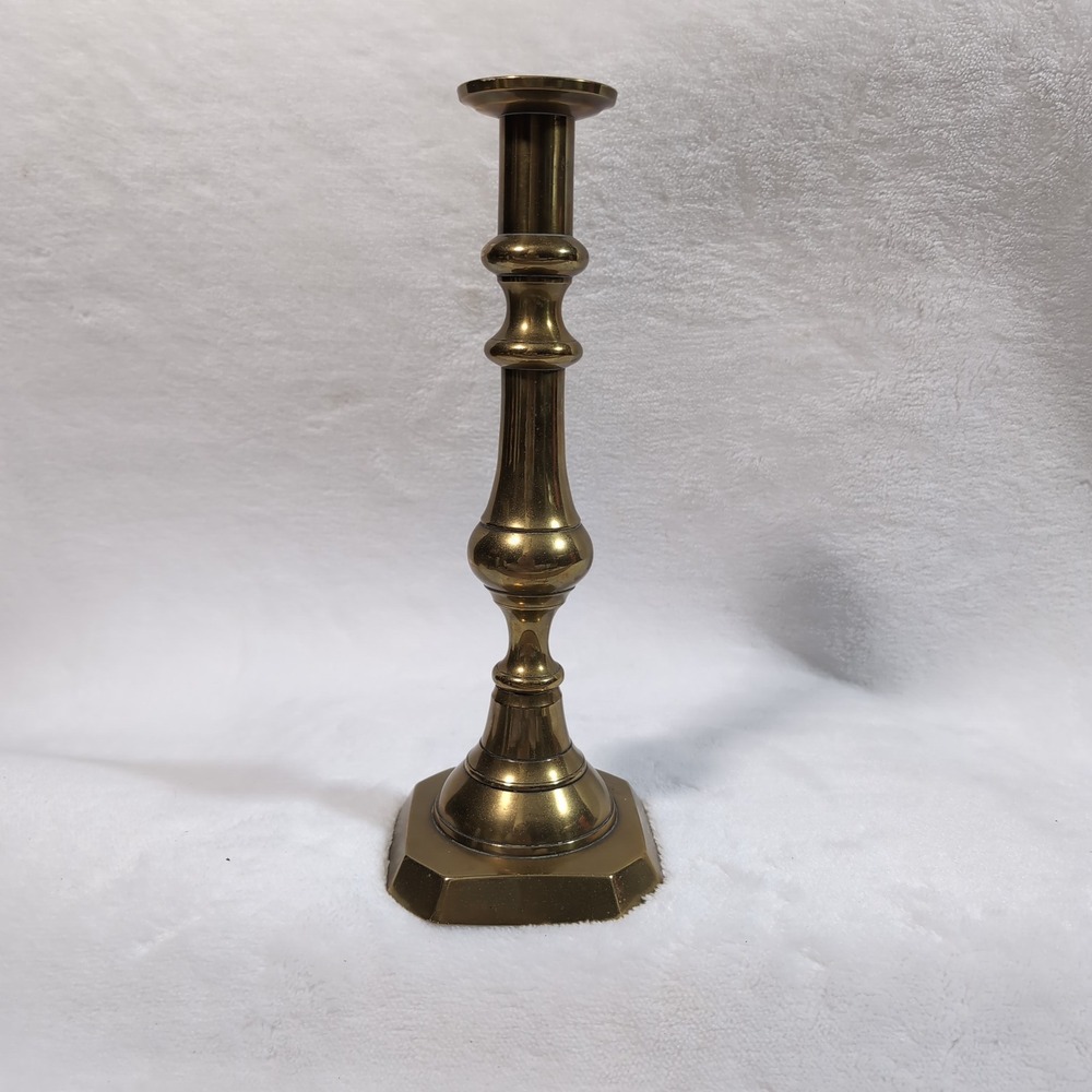Vintage Solid Brass Candlestick Holder 12" Heavy Classic Taper‎ Candle Victorian